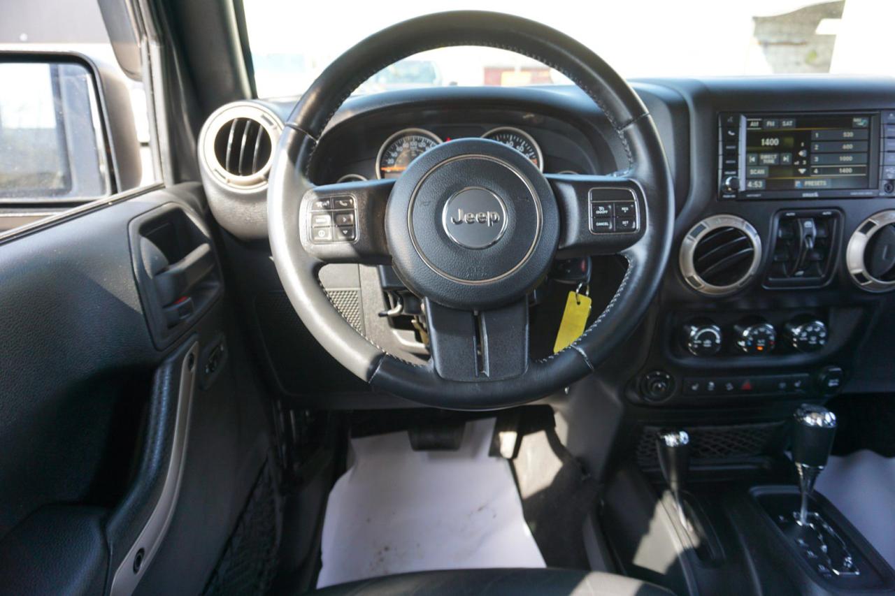 2017 Jeep Wrangler V6 UNLIMITED SAHARA 75th-ANNIVERSARY 4WD CERTIFIED *1 OWNER*FREE ACCIDENT* NAV BLUETOOTH HEATED LEATHER CRUISE ALLOYS - Photo #11