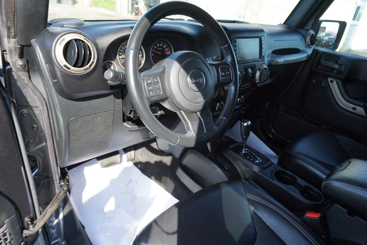 2017 Jeep Wrangler V6 UNLIMITED SAHARA 75th-ANNIVERSARY 4WD CERTIFIED *1 OWNER*FREE ACCIDENT* NAV BLUETOOTH HEATED LEATHER CRUISE ALLOYS - Photo #10