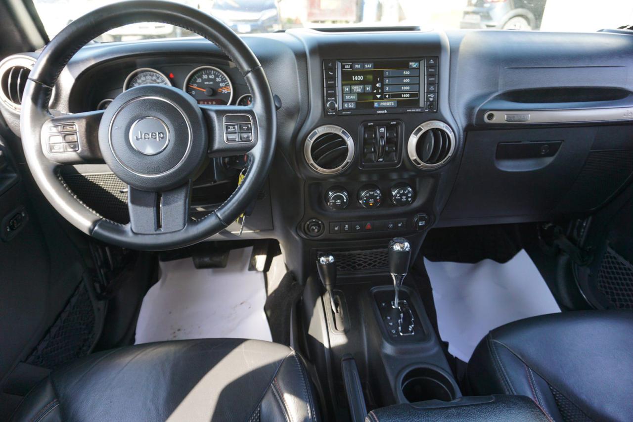 2017 Jeep Wrangler V6 UNLIMITED SAHARA 75th-ANNIVERSARY 4WD CERTIFIED *1 OWNER*FREE ACCIDENT* NAV BLUETOOTH HEATED LEATHER CRUISE ALLOYS - Photo #13