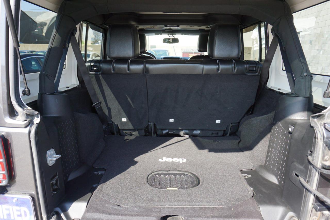 2017 Jeep Wrangler V6 UNLIMITED SAHARA 75th-ANNIVERSARY 4WD CERTIFIED *1 OWNER*FREE ACCIDENT* NAV BLUETOOTH HEATED LEATHER CRUISE ALLOYS - Photo #36