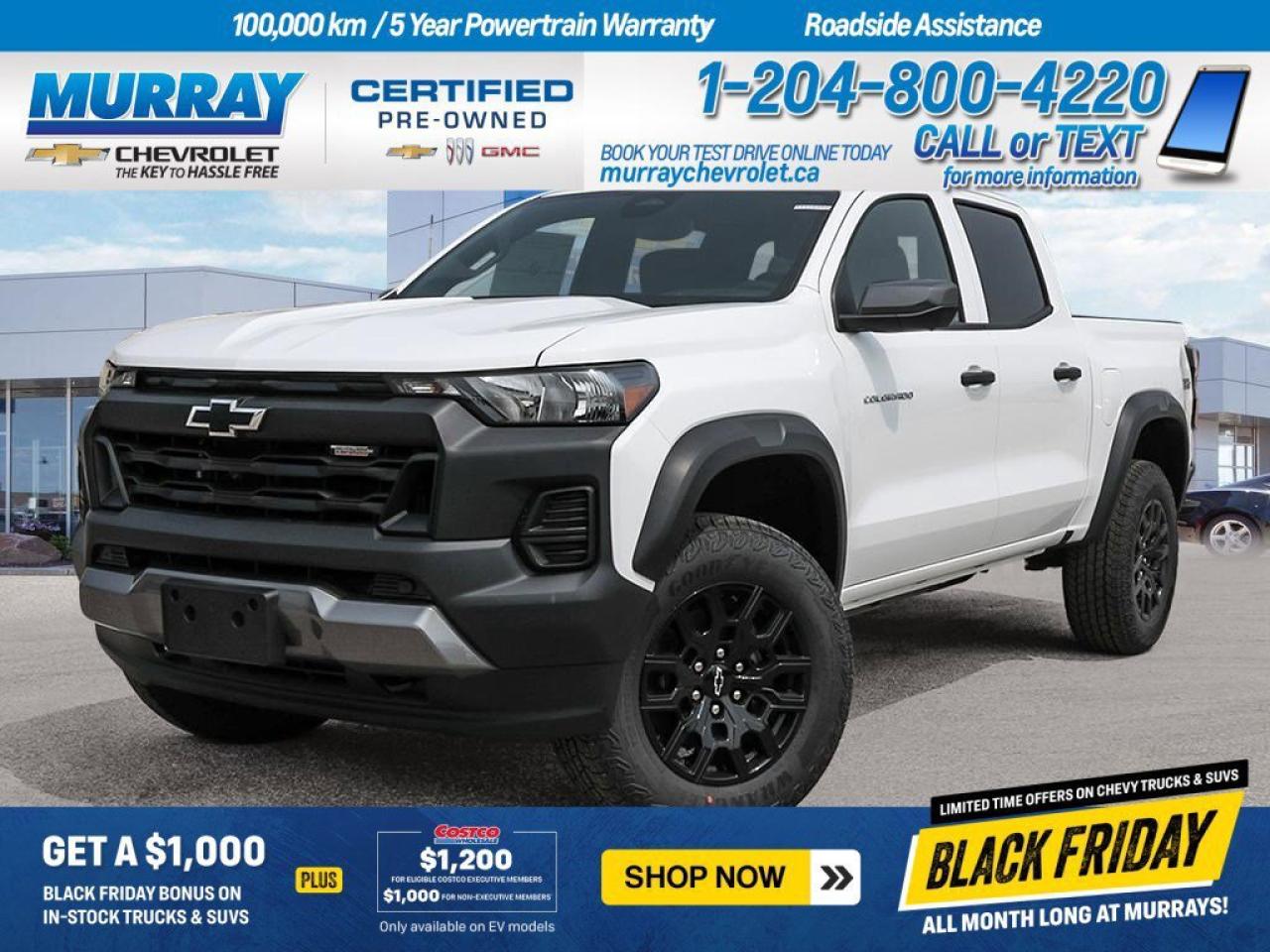 New 2025 Chevrolet Colorado 4WD Trail Boss for sale in Winnipeg, MB