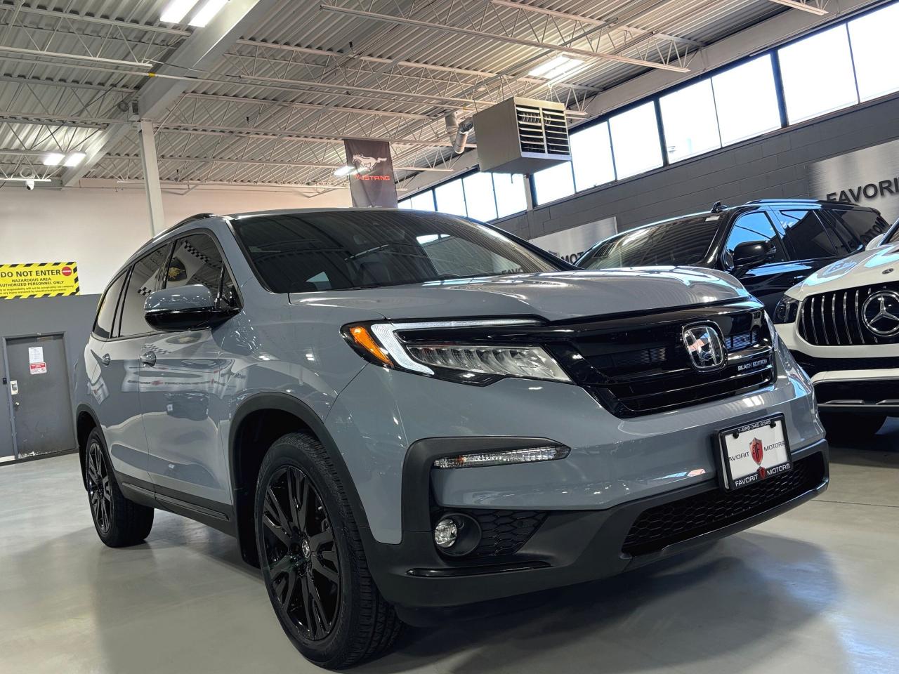 2022 Honda Pilot Black Edition|AWD|NAV|7PASS|REARSCREEN|LEATHER|+++ - Photo #3
