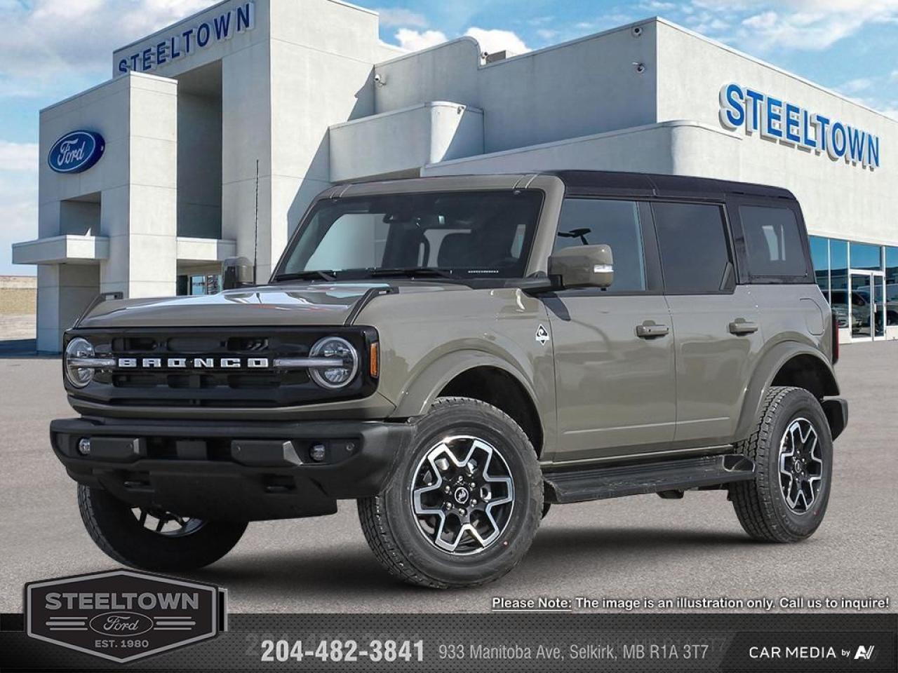 New 2025 Ford Bronco Outer Banks  - Navigation -  Heated Seats for sale in Selkirk, MB