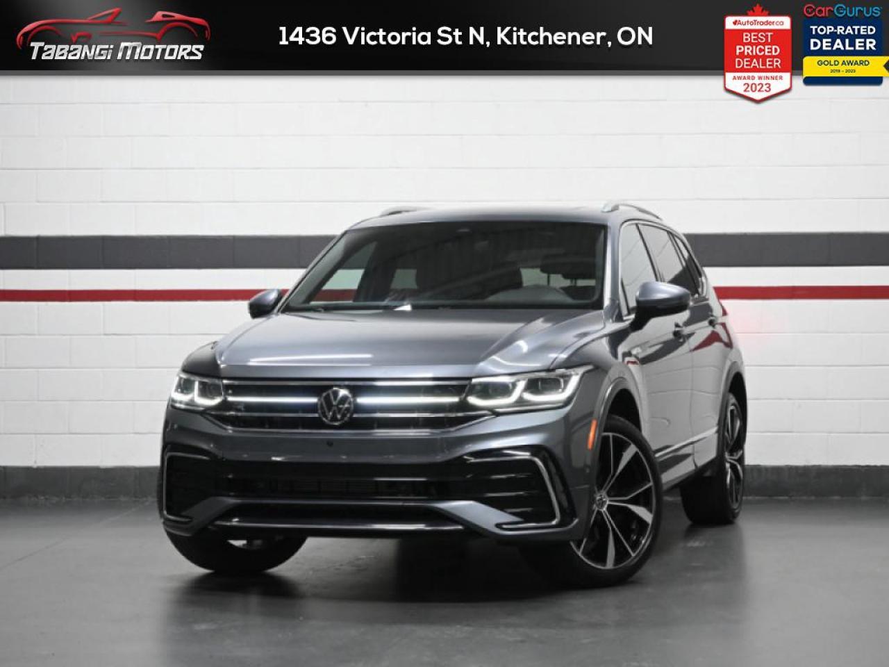 Used 2022 Volkswagen Tiguan Highline  R-Line No Accident Ambient Light 360CAM Cooled Seats Navigation Panoramic Roof Remote Start for sale in Mississauga, ON