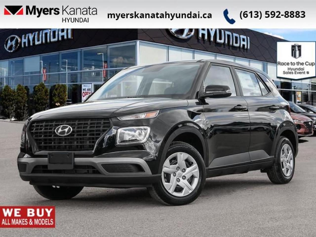 New 2025 Hyundai Venue Essential IVT  - Heated Seats - $89.71 /Wk for sale in Kanata, ON