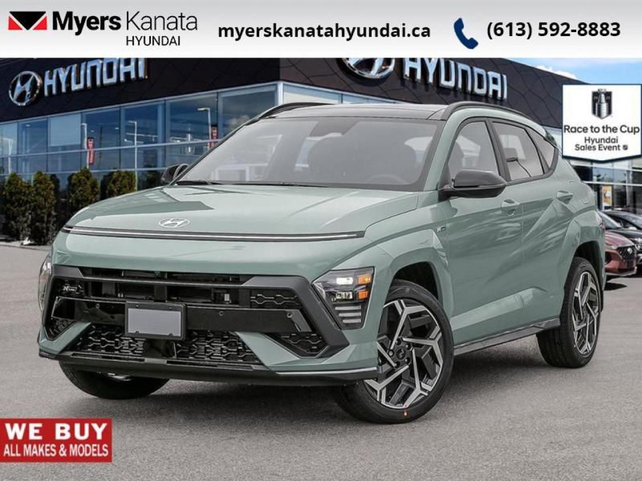 New 2025 Hyundai KONA N Line Ultimate AWD  - Leather Seats - $142.15 /Wk for sale in Kanata, ON