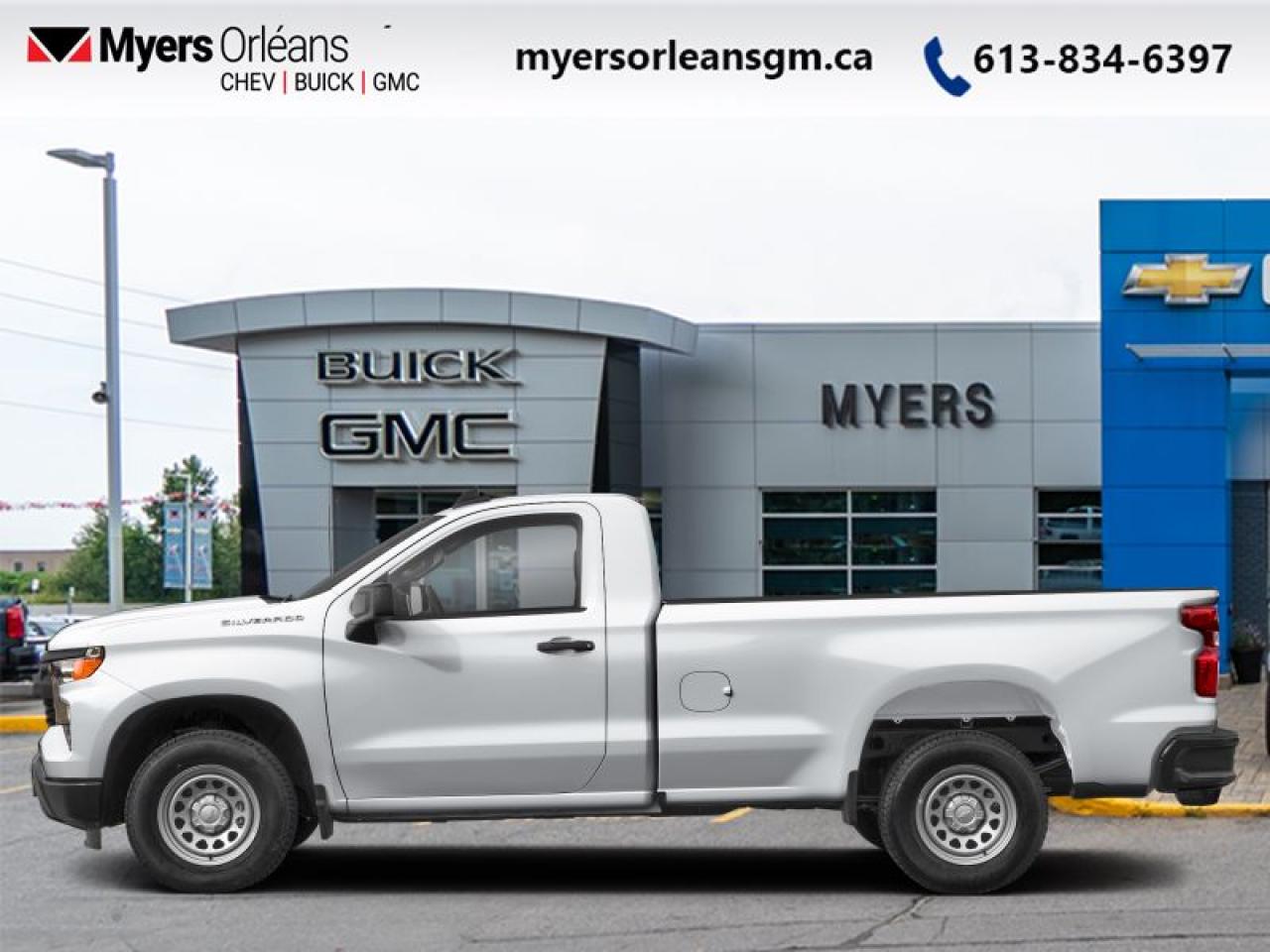 Used 2024 Chevrolet Silverado 1500 Work Truck  -  Android Auto for sale in Orleans, ON