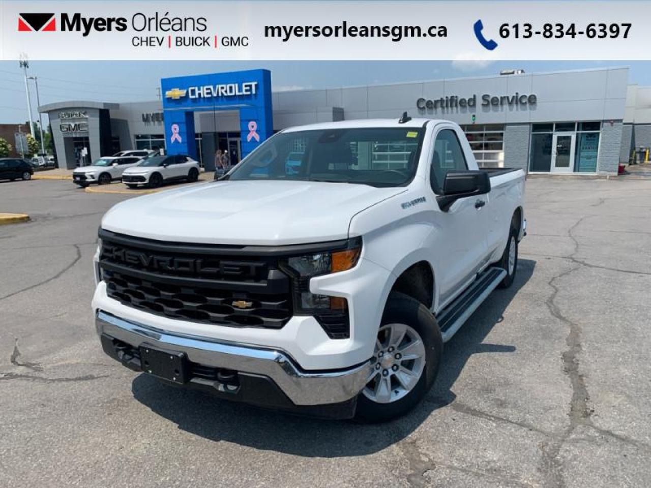 Used 2024 Chevrolet Silverado 1500 Work Truck  -  Android Auto for sale in Orleans, ON