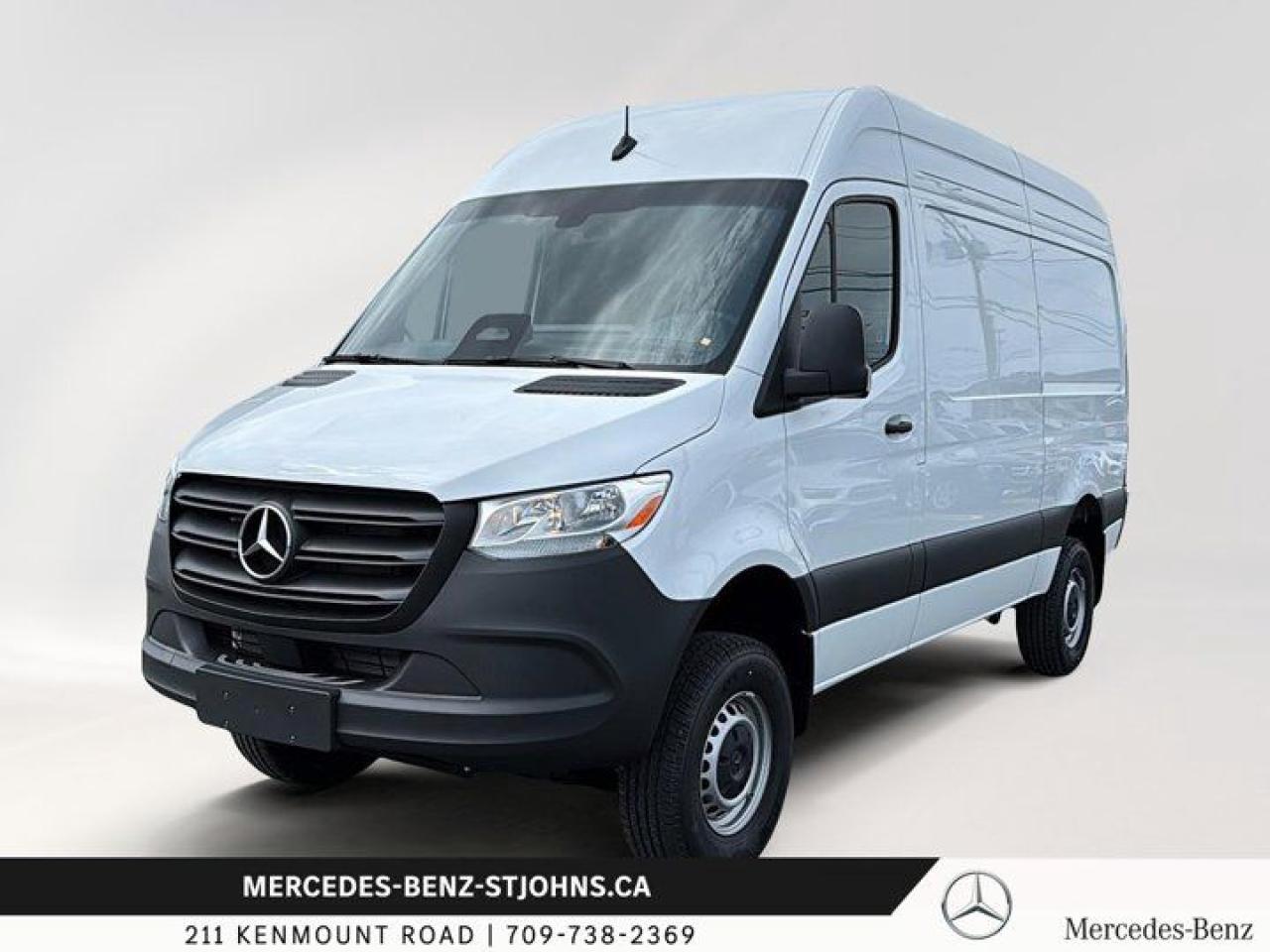 New 2025 Mercedes-Benz Sprinter Cargo Van 2500 STANDARD ROOF I4 DIESEL HO 144 AWD for sale in St. John's, NL