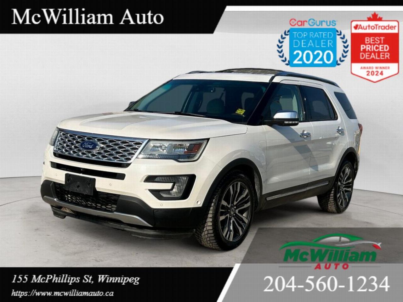Used 2016 Ford Explorer Platinum |FULLY LOADED|CLEAN TITLE| for sale in Winnipeg, MB