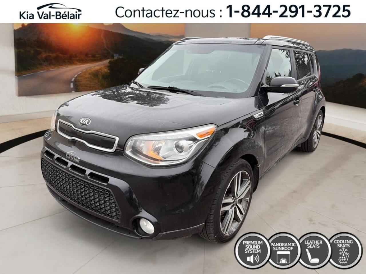 Used 2015 Kia Soul SX LUXURY * TOIT * CUIR * CAMÉRA * CRUISE * GPS * for sale in Québec, QC