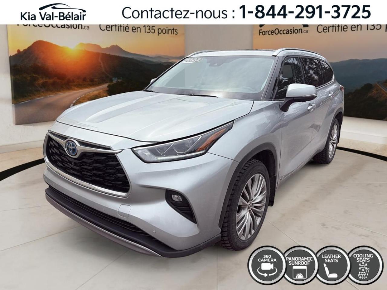Used 2023 Toyota Highlander HYBRIDE * LIMITED * AWD * CUIR * TOIT * A/C * JBL for sale in Québec, QC
