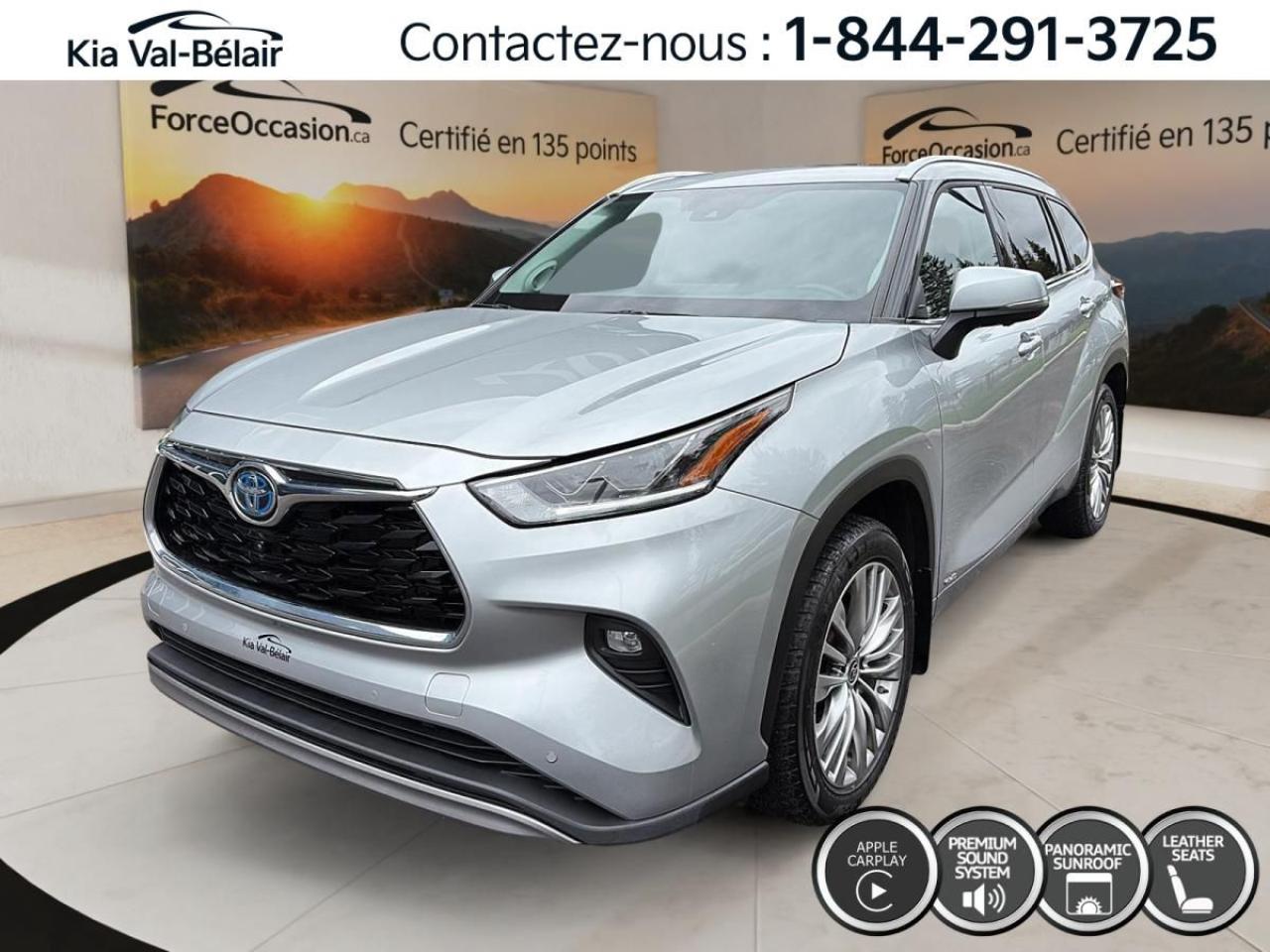 Used 2023 Toyota Highlander HYBRIDE * LIMITED * AWD * CUIR * TOIT * A/C * JBL for sale in Québec, QC