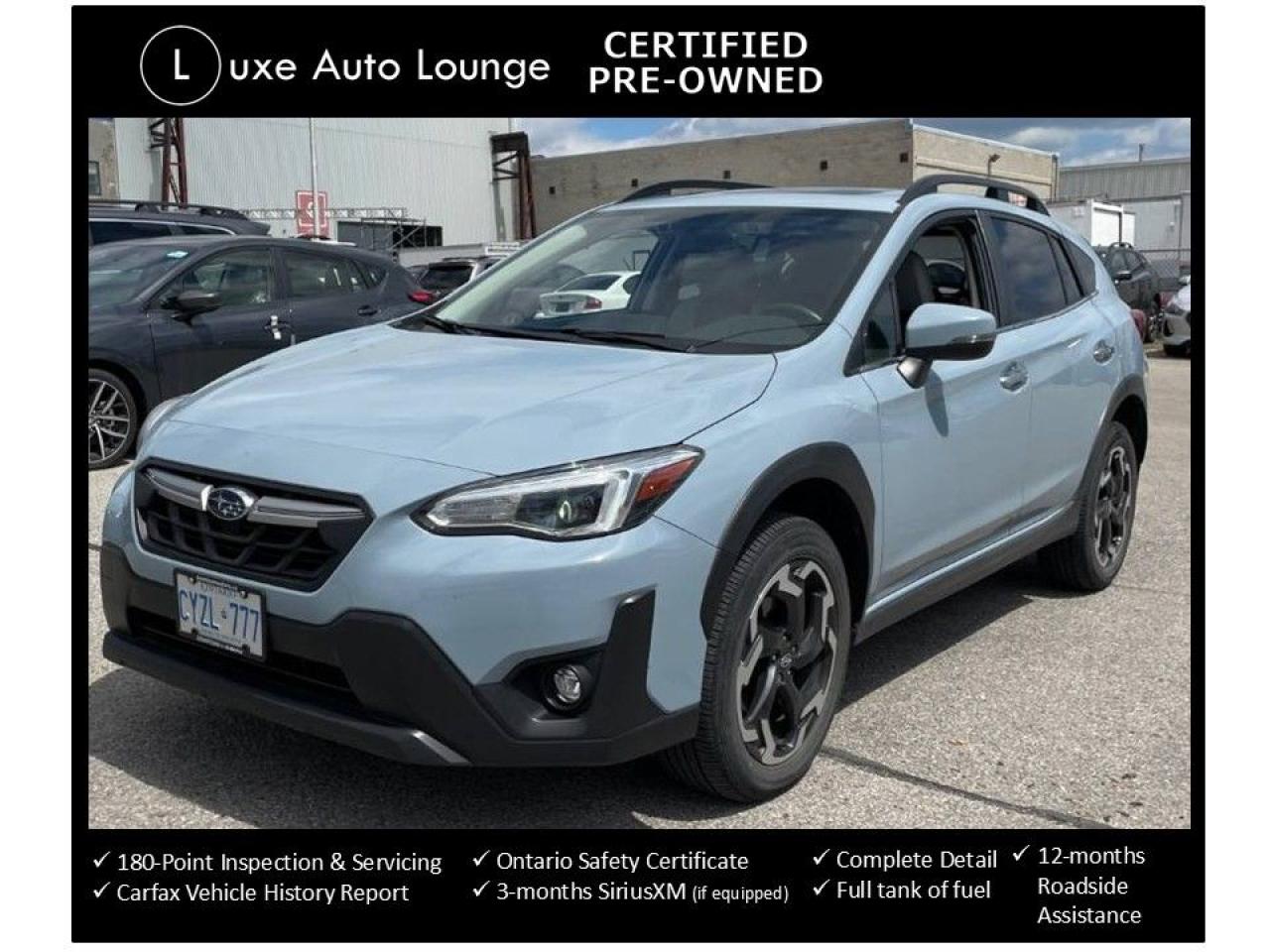 2021 Subaru Crosstrek Limited LOW KM, SUNROOF, H/K STEREO, LEATHER, AWD!