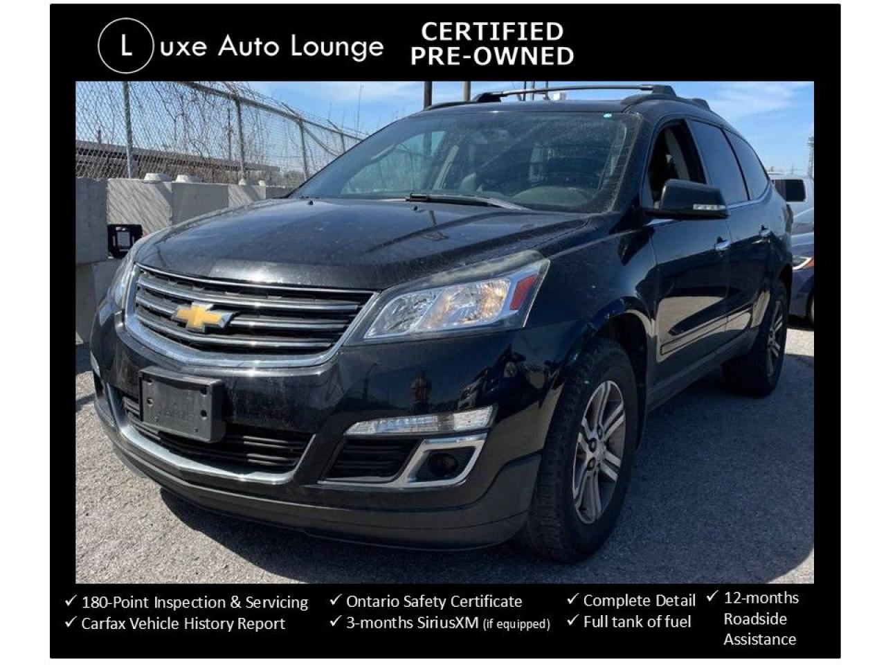 2017 Chevrolet Traverse LT AWD, LEATHER, BOSE, NAVIGATION, SUNROOF!!!!