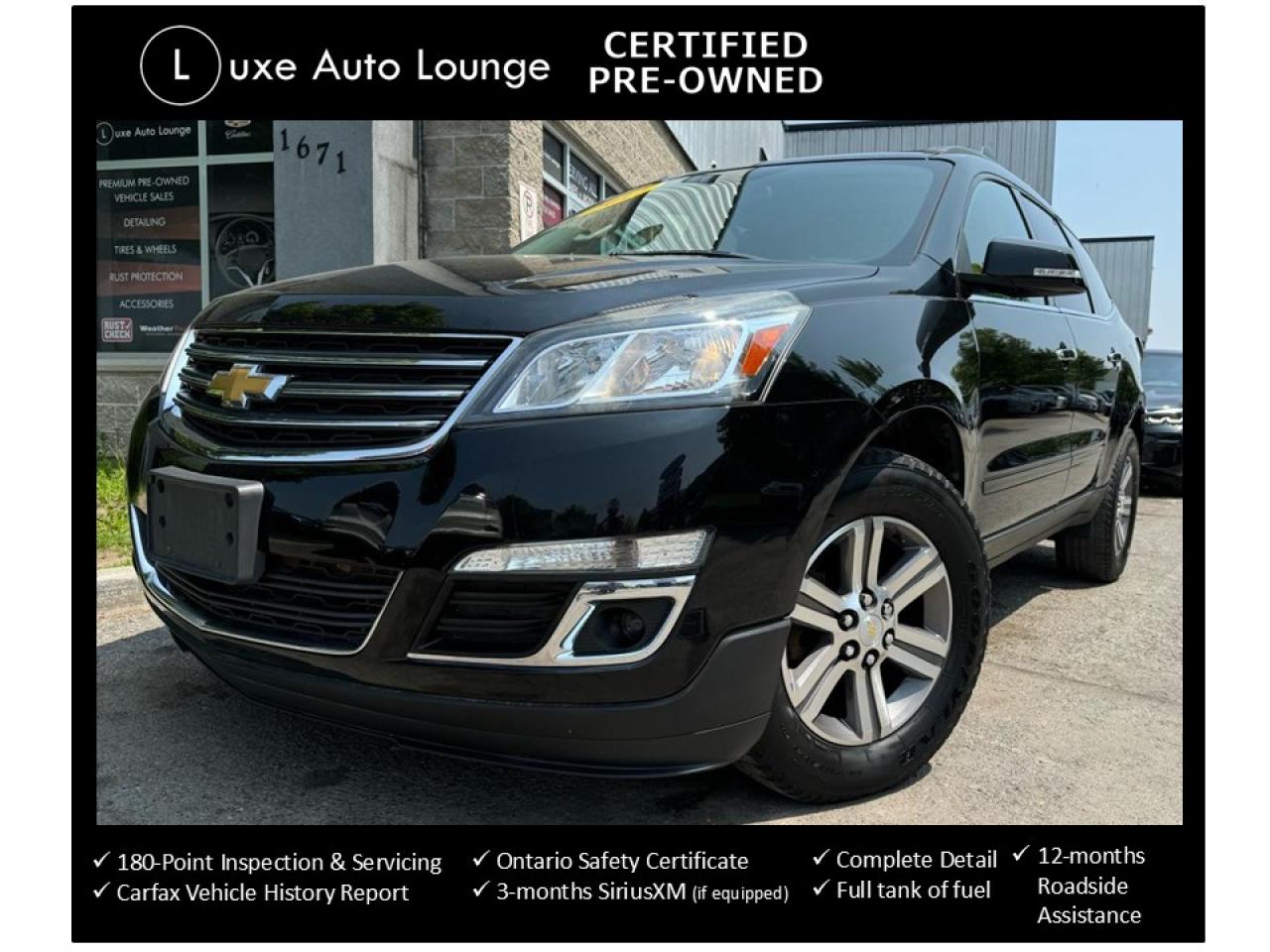 Used 2017 Chevrolet Traverse LT AWD, LEATHER, BOSE, NAVIGATION, SUNROOF!!!! for sale in Orleans, ON