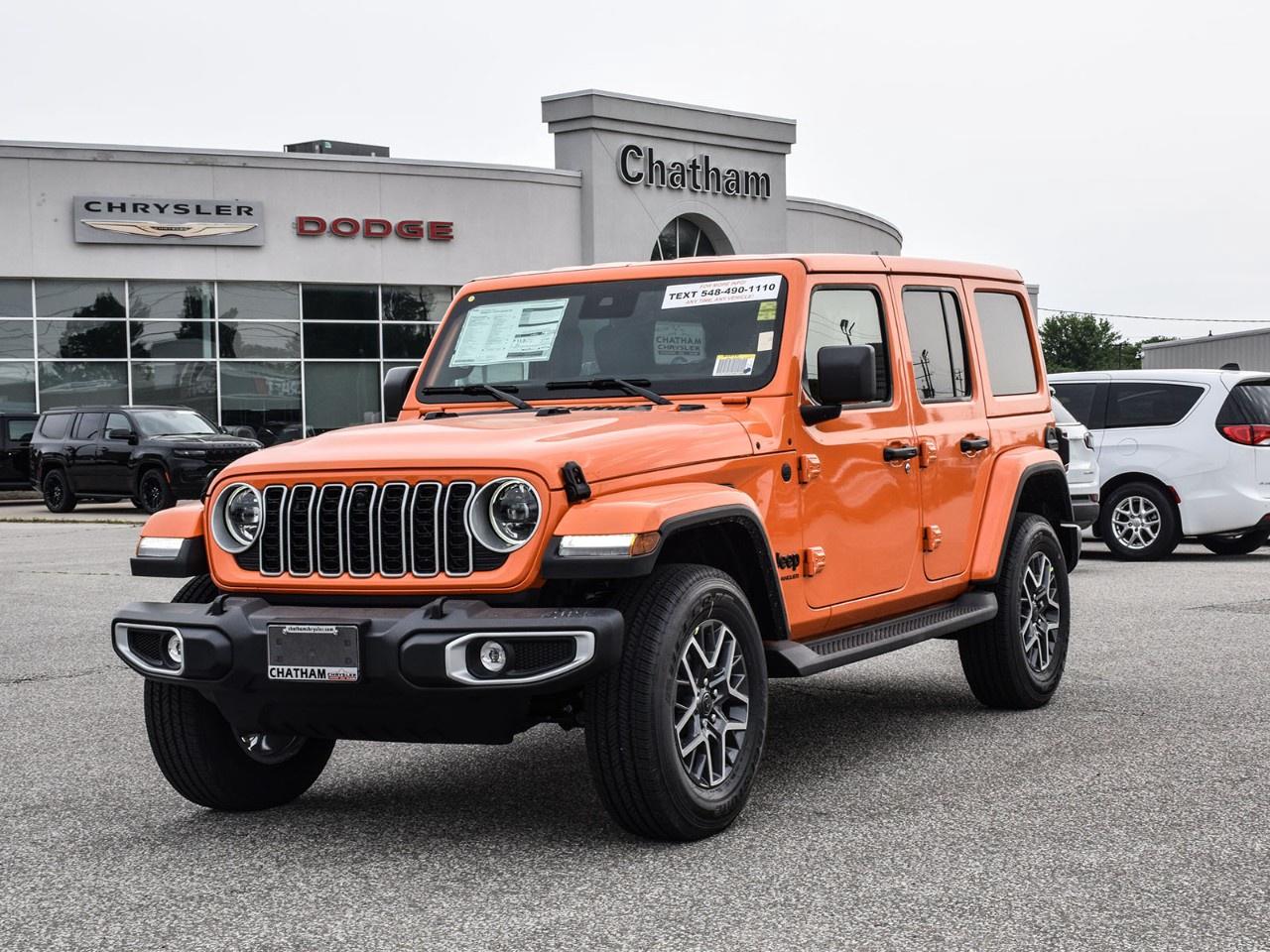 New 2025 Jeep Wrangler Sahara 4 Door 4x4 for sale in Chatham, ON