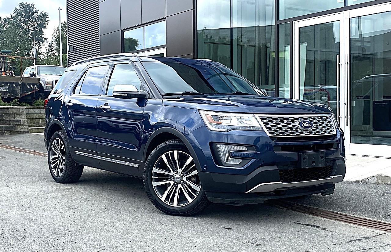 Used 2016 Ford Explorer Platinum RARE SPEC! 3rd Row! 3.5L V6 Ecoboost Engine! for sale in Abbotsford, BC