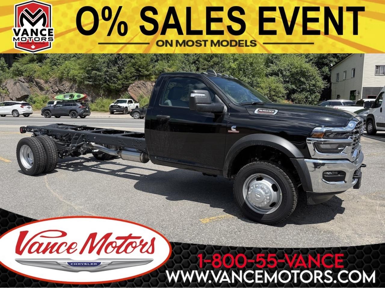 New 2025 RAM Ram 5500 Cab-Chassis Tradesman 4x4 for sale in Bancroft, ON