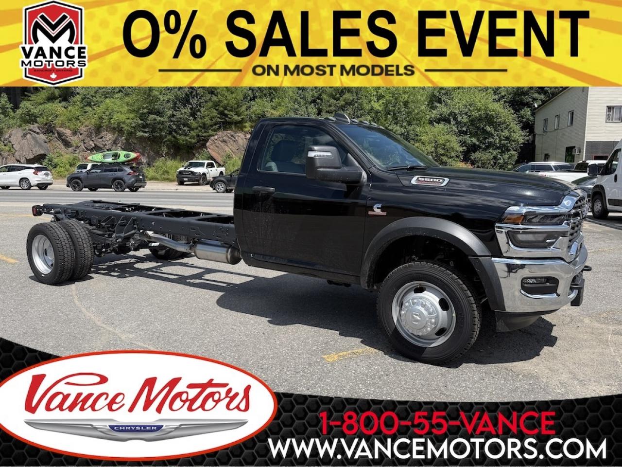 New 2025 RAM Ram 5500 Cab-Chassis Tradesman 4x4 for sale in Bancroft, ON