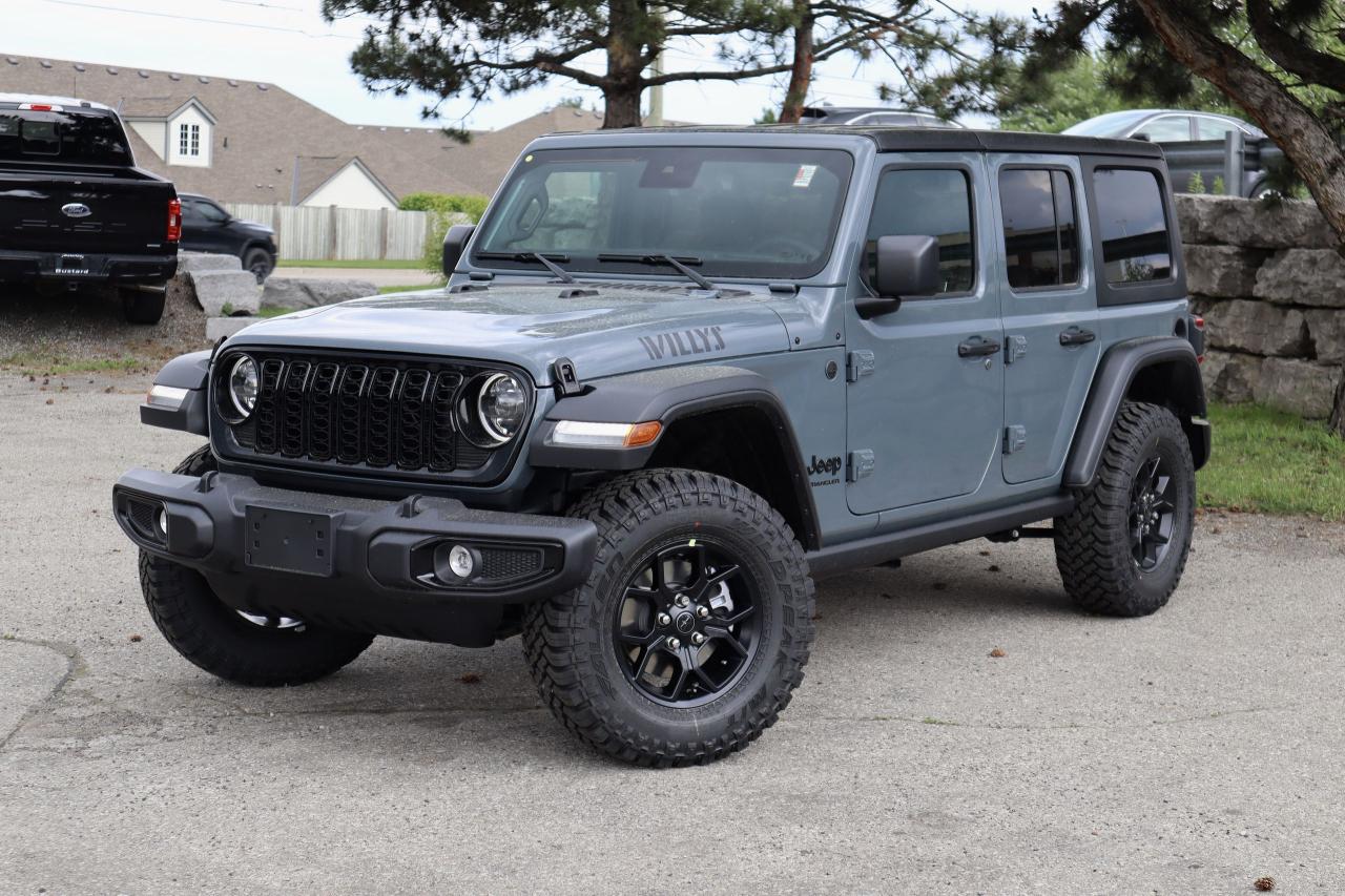 New 2025 Jeep Wrangler Willys 4 Door 4x4 for sale in Waterloo, ON