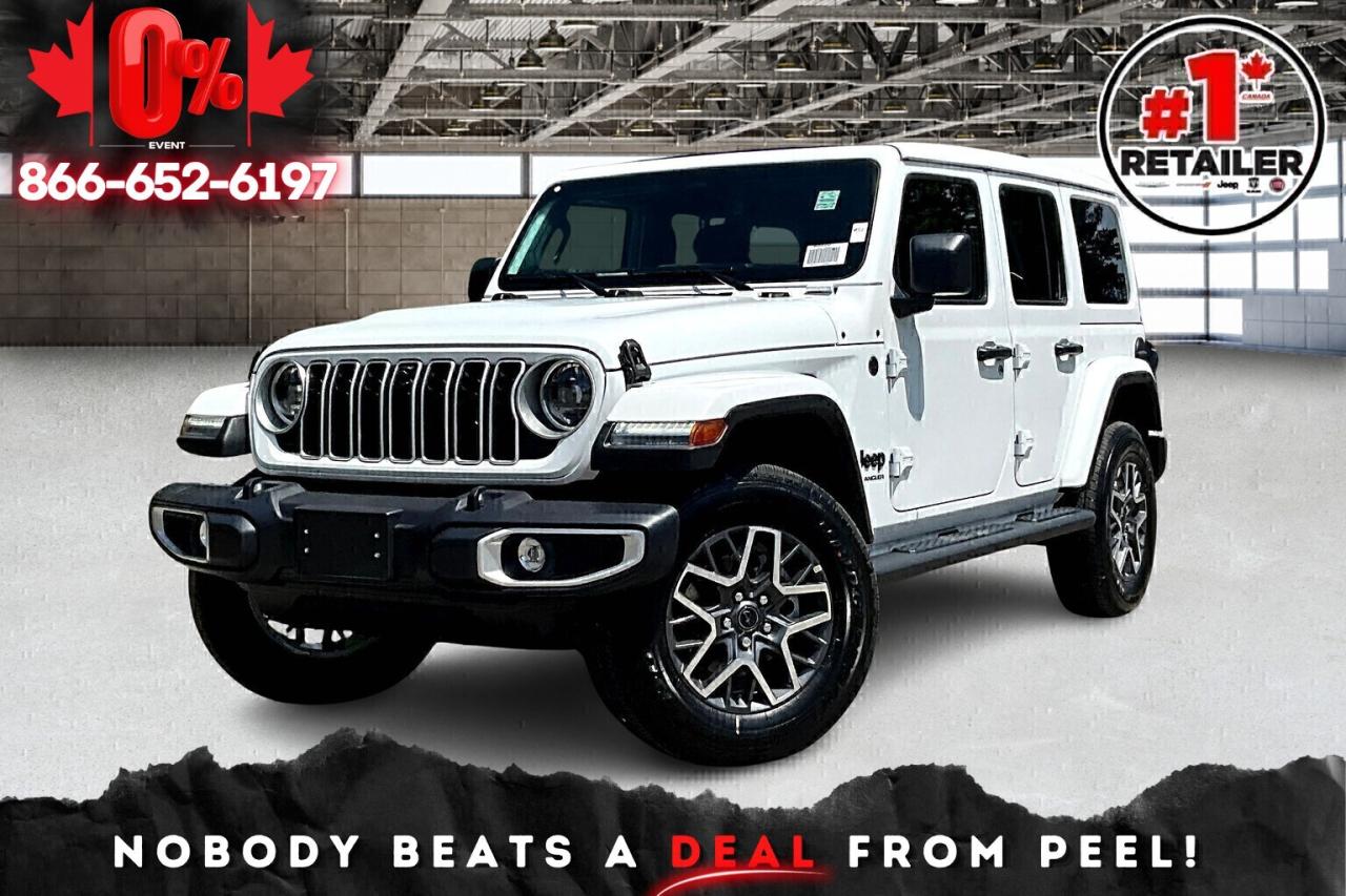 New 2025 Jeep Wrangler SAHARA 4DR | Sky Top | Leather | Tech Grp | Steps for sale in Mississauga, ON