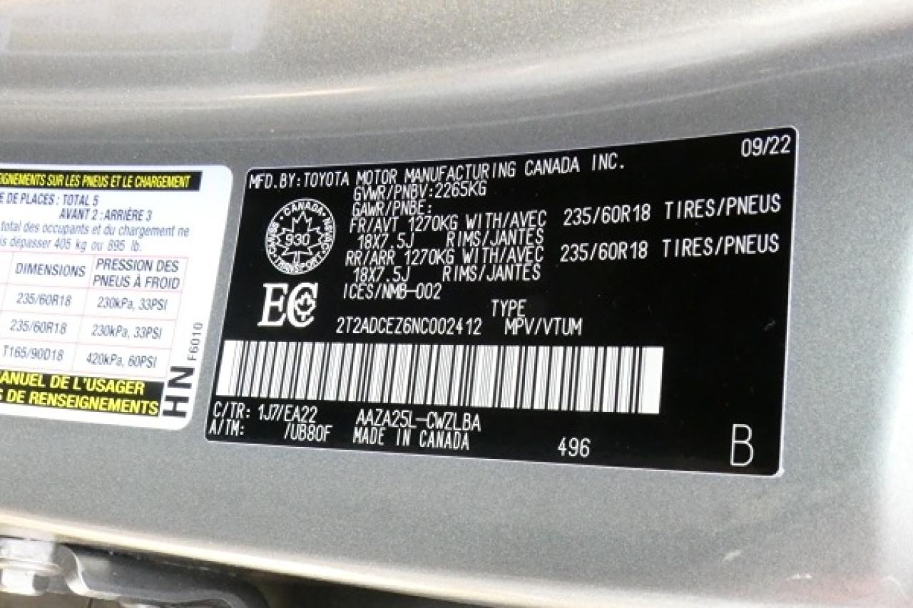 2022 Lexus NX NX 250 AWD w/Htd Leather, Nav ready, BUC - Photo #21