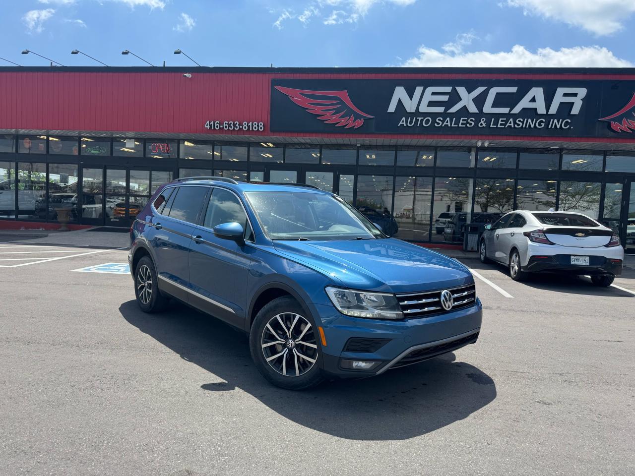 2019 Volkswagen Tiguan COMFORTLINE AWD LEATHER PAN/ROOF B/SPOT CAMERA