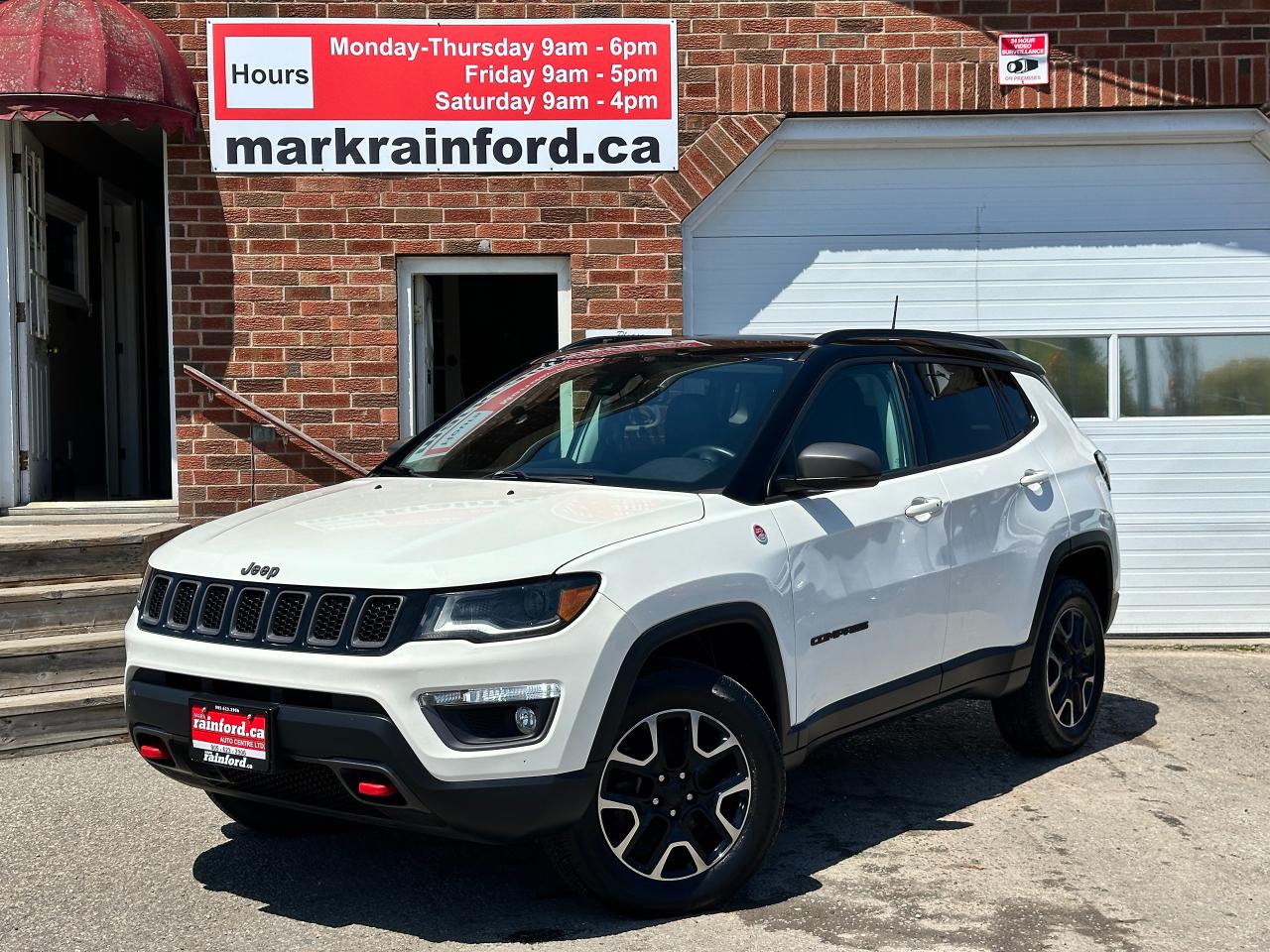 Used 2018 Jeep Compass Trailhawk 4x4 PanoRoof HTD-LTHR CarPlay BackupCam for sale in Bowmanville, ON