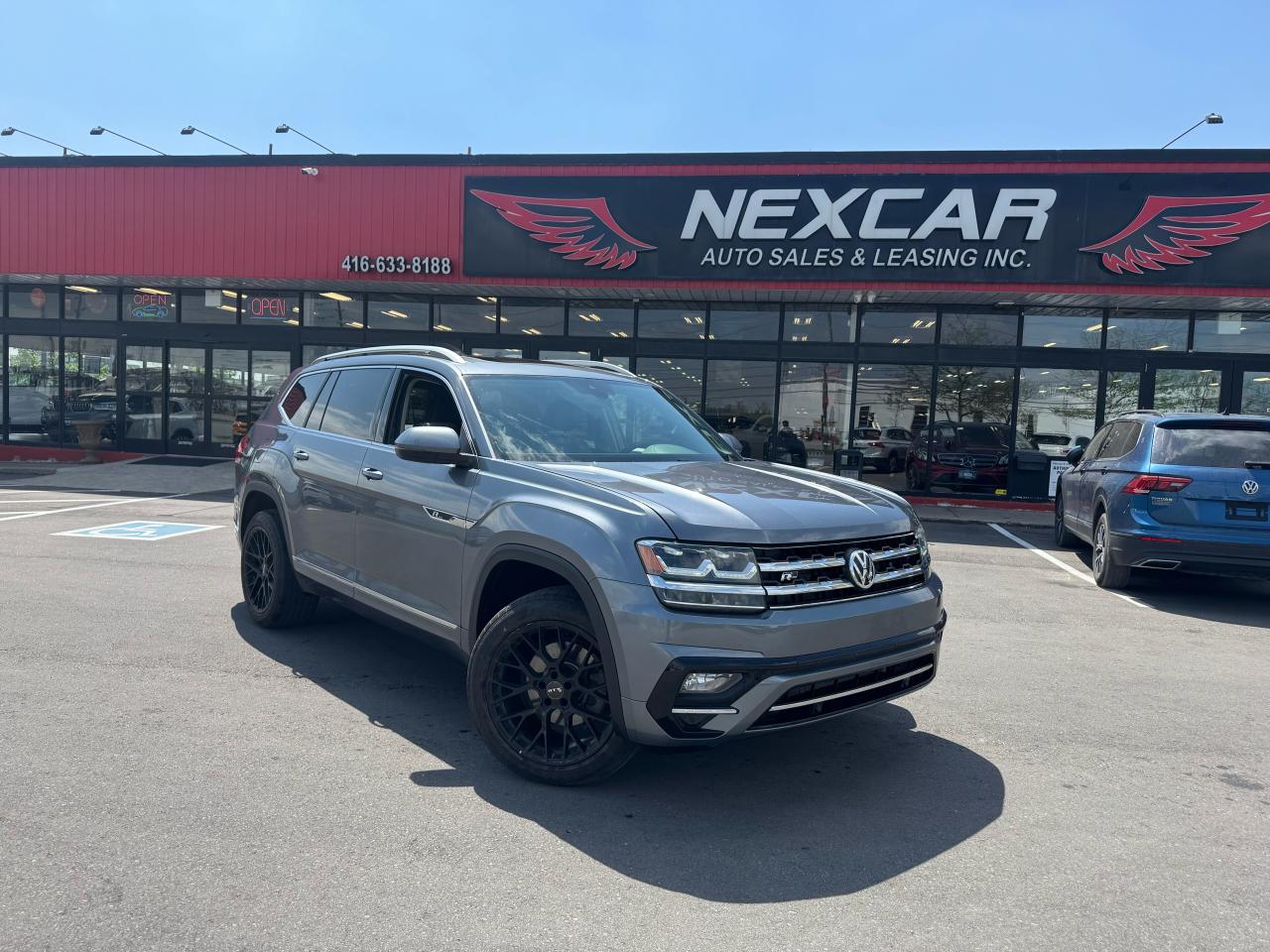 2019 Volkswagen Atlas EXECLINE R-LINE 7 PASS LEATHER PAN/ROOF NAV CAMERA
