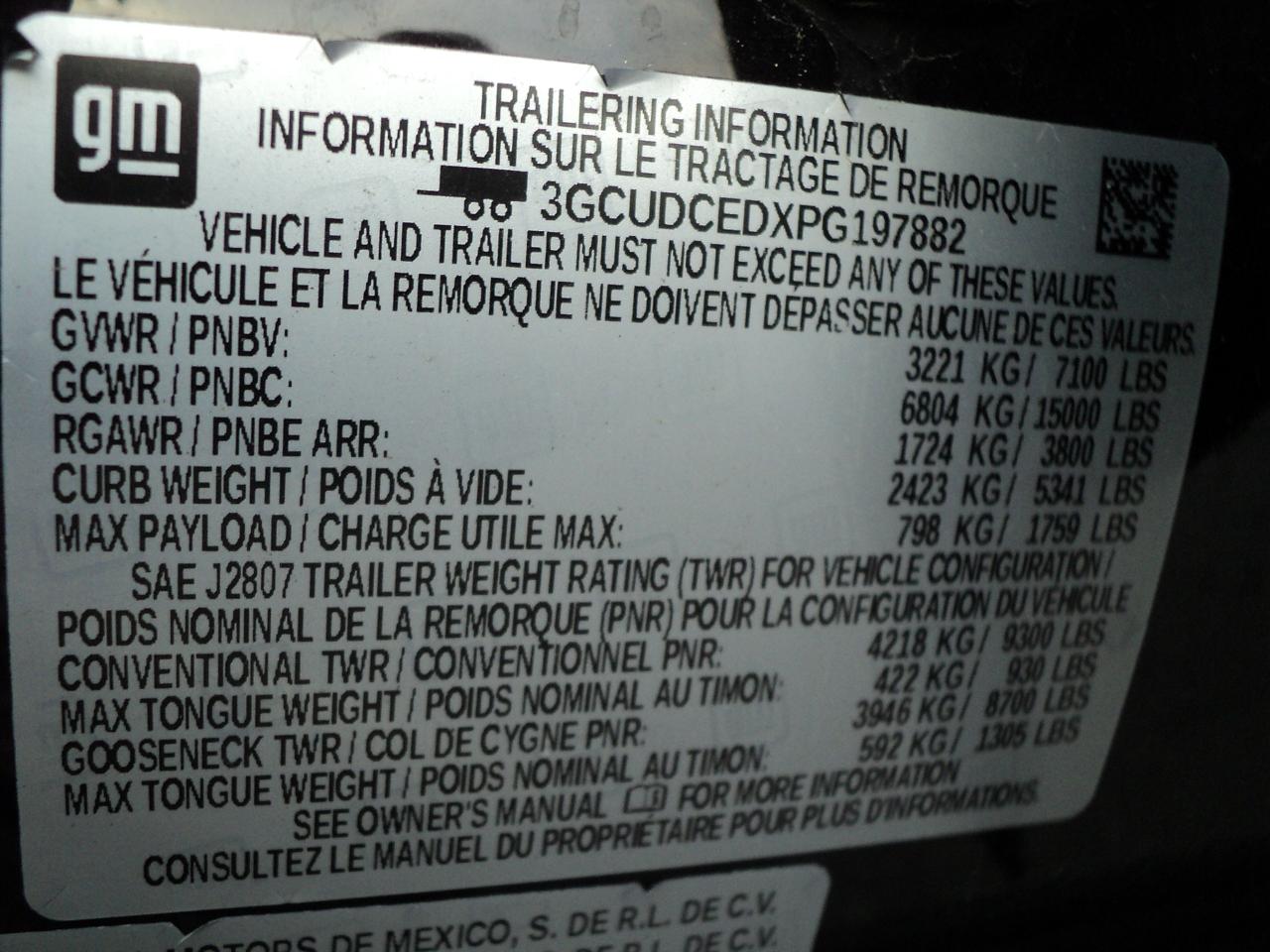 2023 Chevrolet Silverado 1500 CustomTrailBoss CrewCab 4WD Z71 5.3L8cyl 5'9"Box - Photo #31