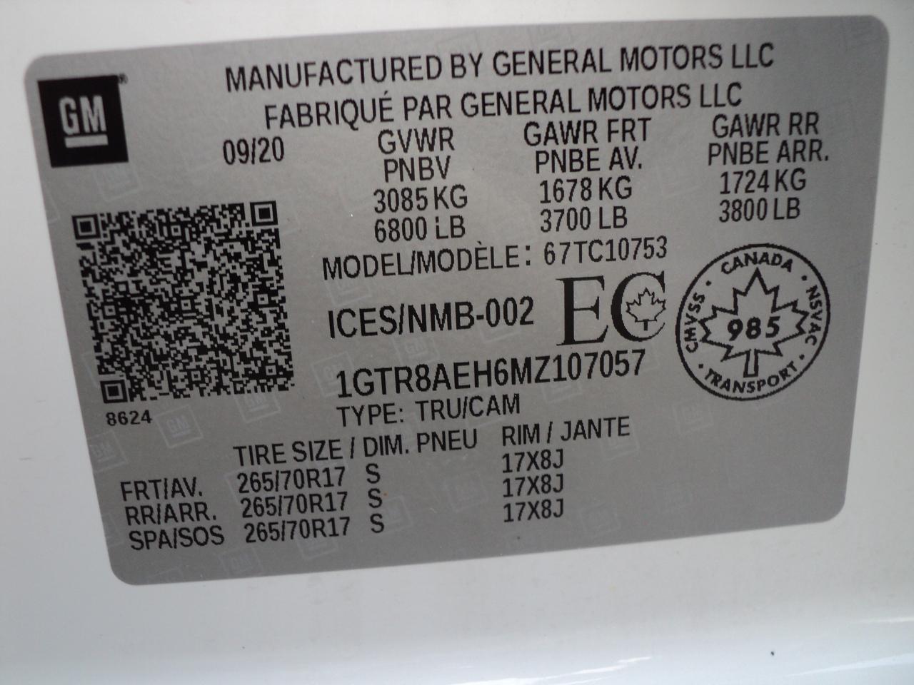 2021 GMC Sierra 1500 WT DoubleCab 2WD 4.3L6cyl 6'5"Box BackUpCam - Photo #29