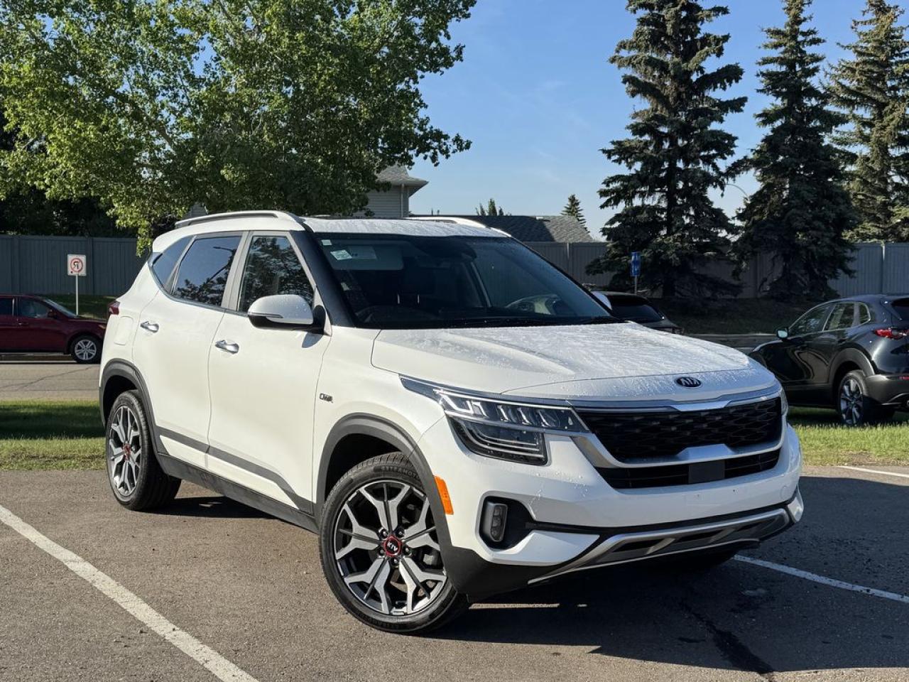 Used 2021 Kia Seltos SX Turbo for sale in Sherwood Park, AB