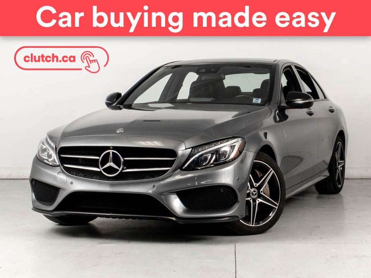 Used 2018 Mercedes-Benz C-Class C 300 4Matic AWD w/ 360 Camera, Bluetooth, Navigation for sale in Bedford, NS