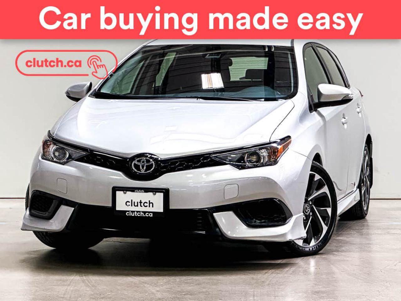 Used 2017 Toyota Corolla iM Base w/ Heated Front Seats, Rearview Cam, Cruise Control for sale in Toronto, ON