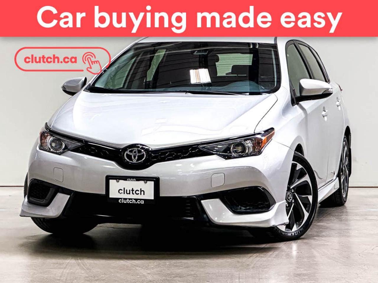 Used 2017 Toyota Corolla iM Base w/ Heated Front Seats, Rearview Cam, Cruise Control for sale in Toronto, ON