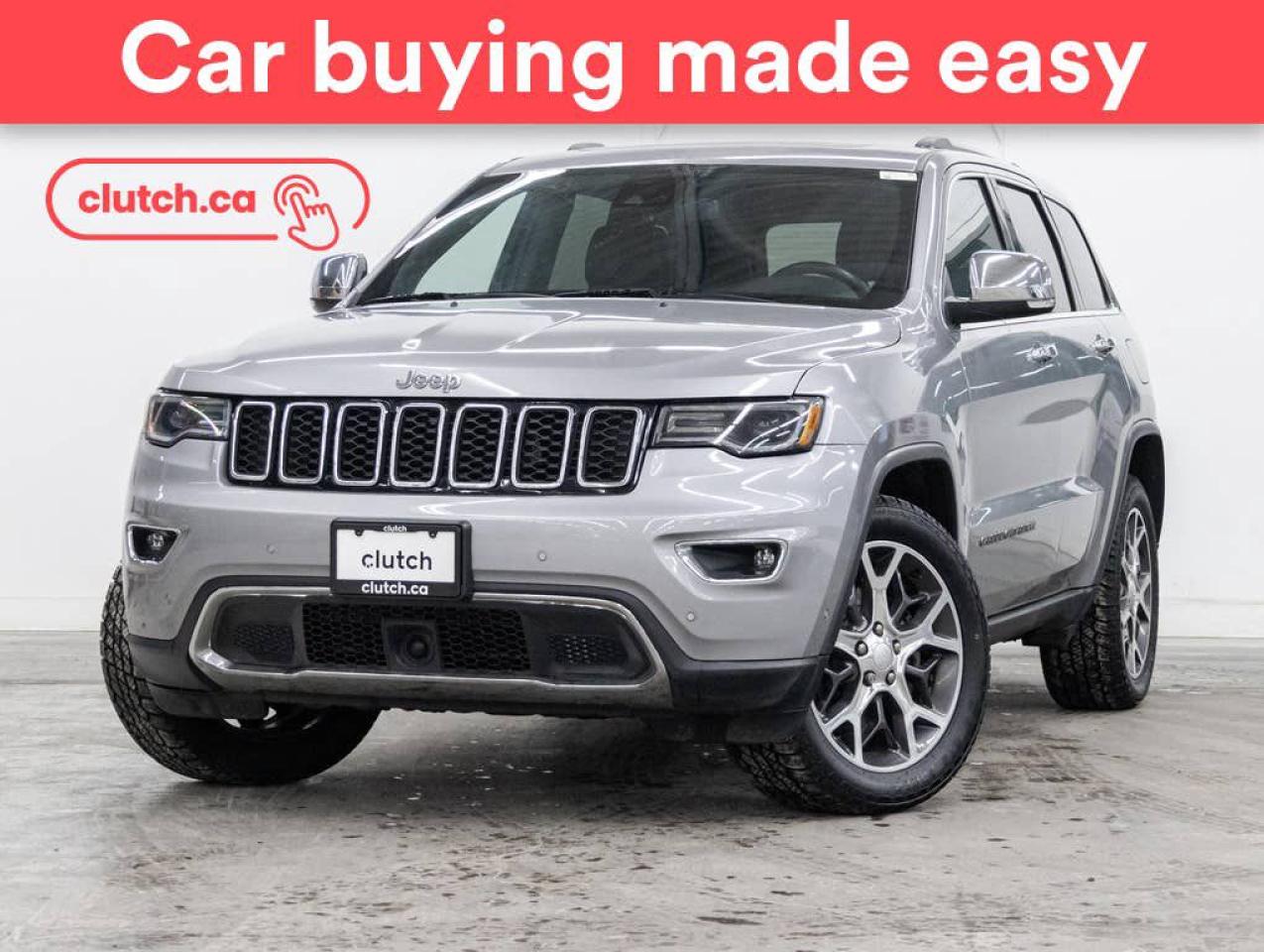 Used 2019 Jeep Grand Cherokee Limited 4x4 w/ Apple CarPlay & Android Auto, Panoramic Moonroof, Nav for sale in Toronto, ON