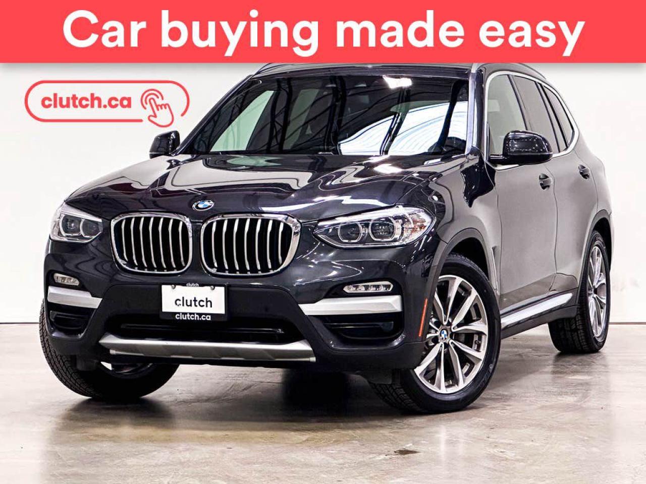 Used 2019 BMW X3 xDrive30i AWD w/ Apple CarPlay, Heated Front Seats, Rearview Cam for sale in Toronto, ON