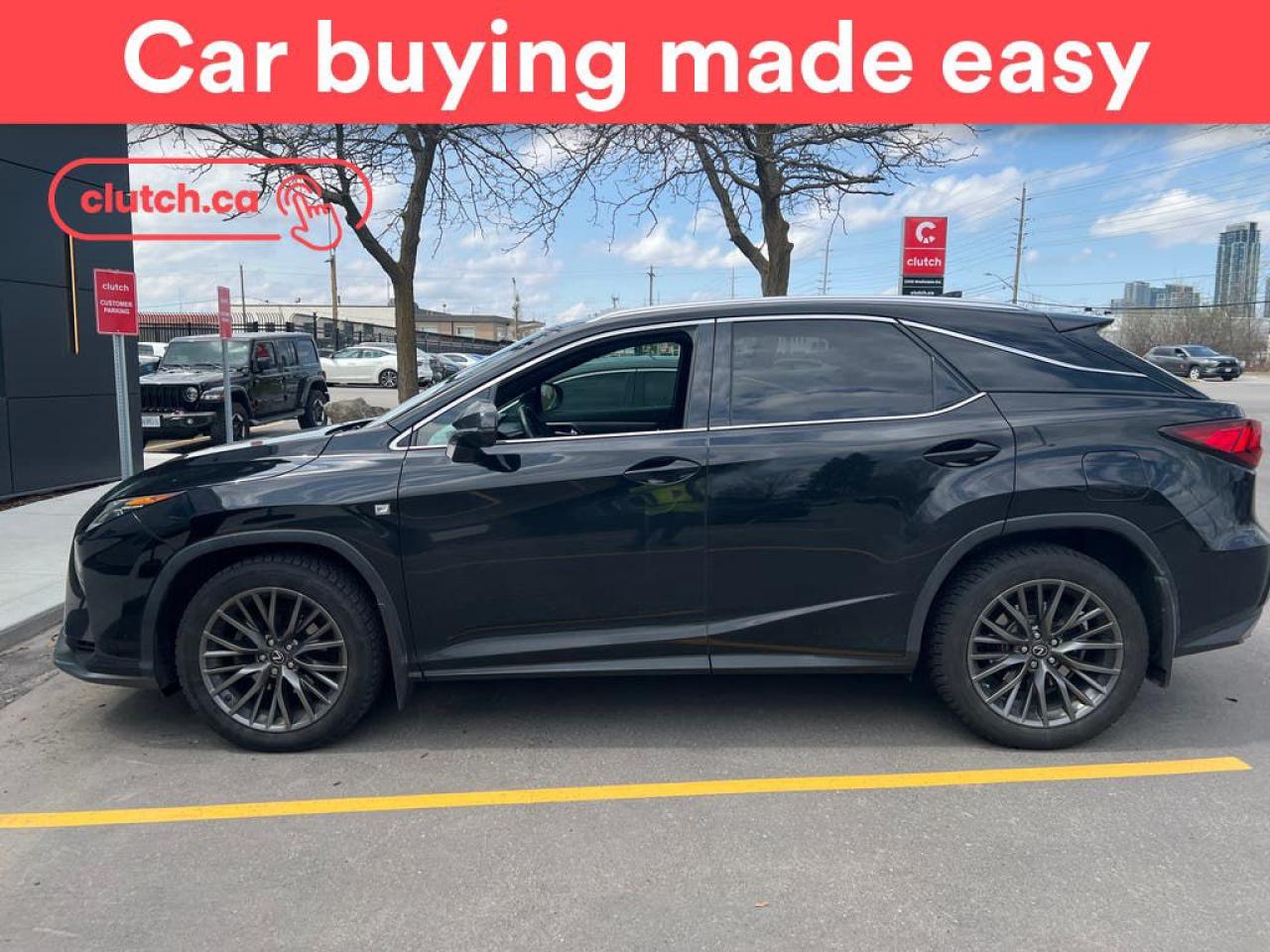 Used 2016 Lexus RX 350 AWD F-Sport w/ Nav, Heated Front Seats, Rearview Cam for sale in Toronto, ON