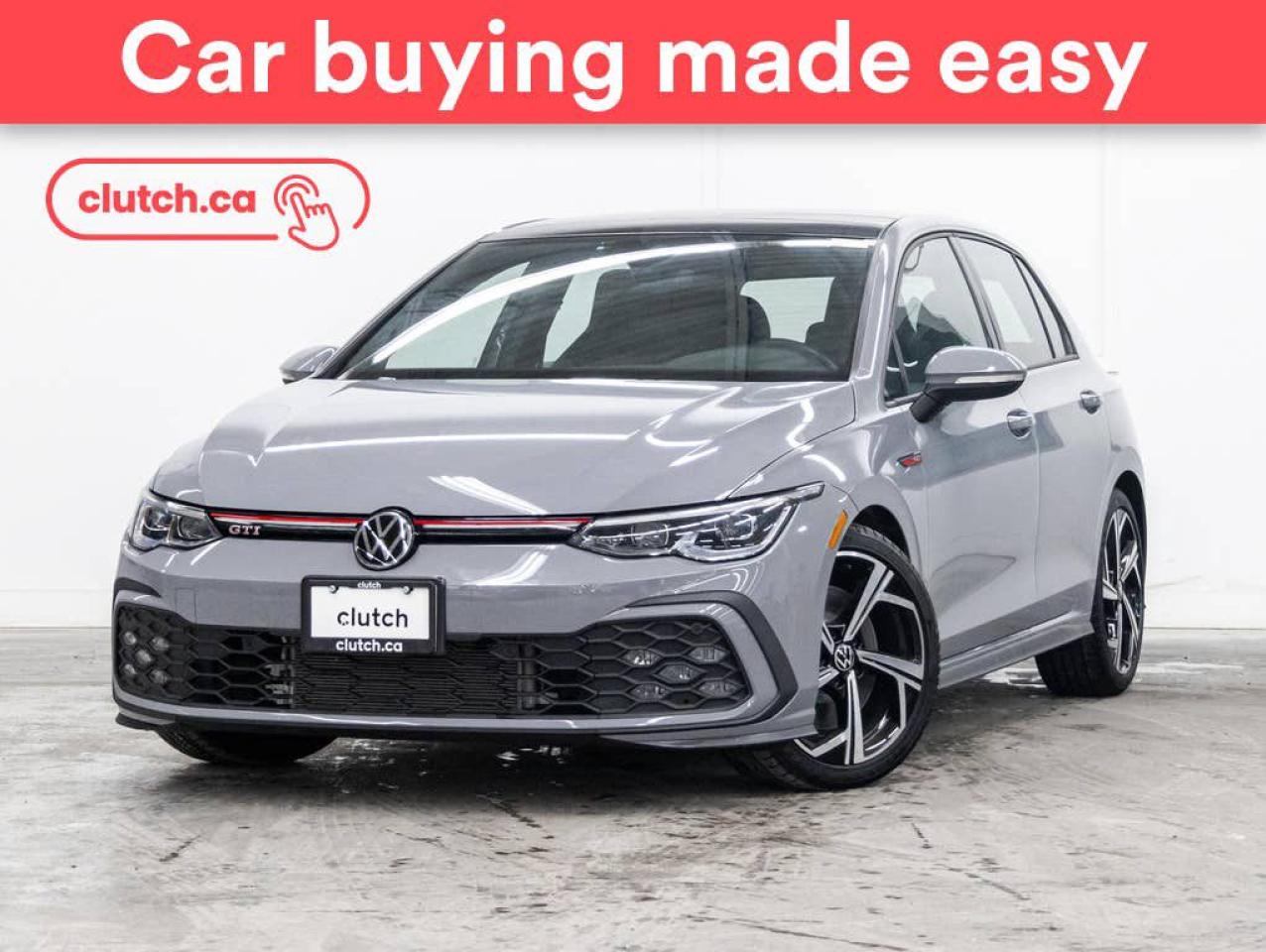 Used 2024 Volkswagen Golf GTI Autobahn w/Apple CarPlay, Heated Front Seats, Rearview Cam for sale in Toronto, ON