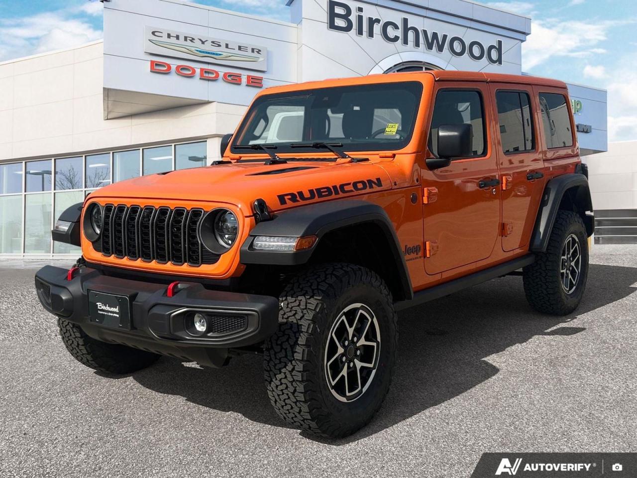 New 2025 Jeep Wrangler Rubicon | 0% Financing or up to $10k OFF! | for sale in Winnipeg, MB