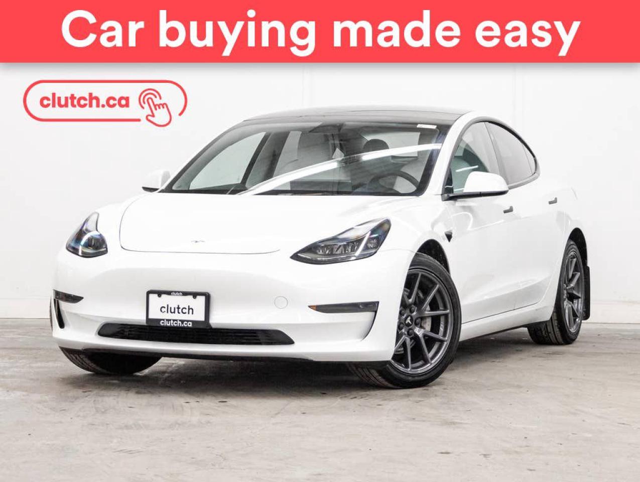 Used 2022 Tesla Model 3 Standard Range Plus w/ Adaptive Cruise Control, Nav, Rearview Cam for sale in Toronto, ON