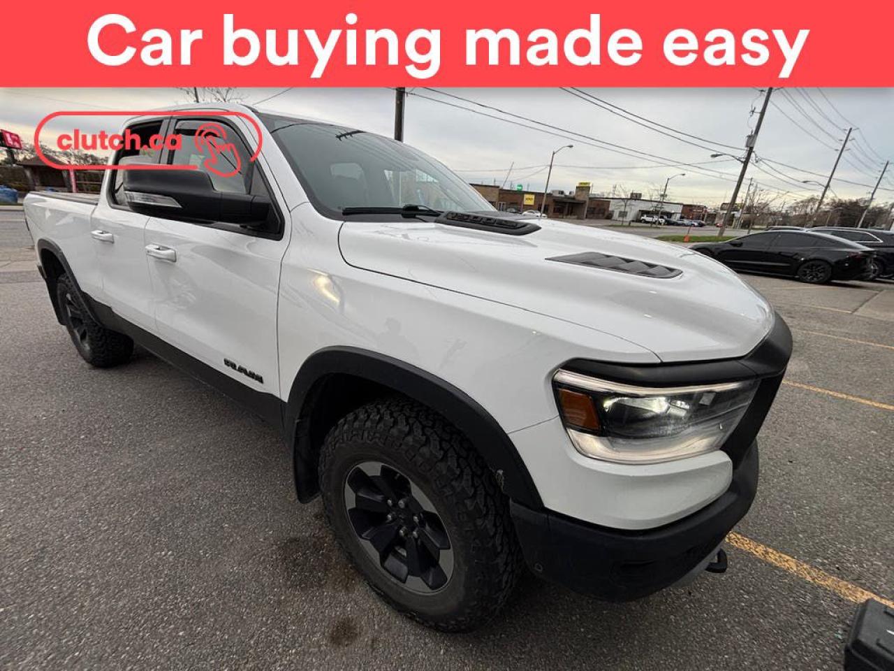 Used 2019 RAM 1500 Rebel 4x4 Quad Cab w/ Apple CarPlay & Android Auto, Rearview Cam, Dual Zone A/C for sale in Toronto, ON