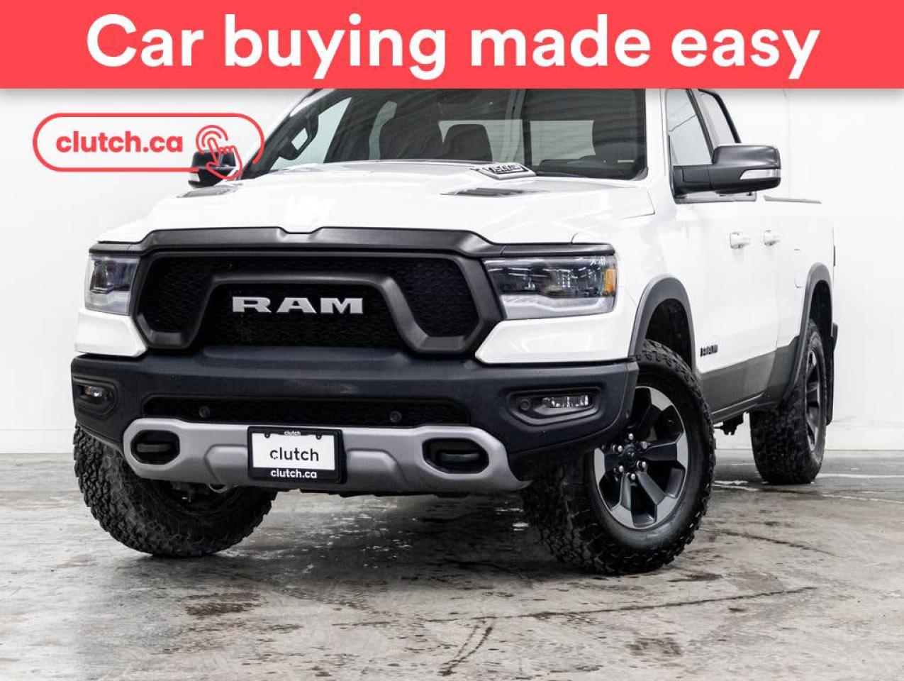 Used 2019 RAM 1500 Rebel 4x4 Quad Cab w/ Apple CarPlay & Android Auto, Rearview Cam, Dual Zone A/C for sale in Bedford, NS