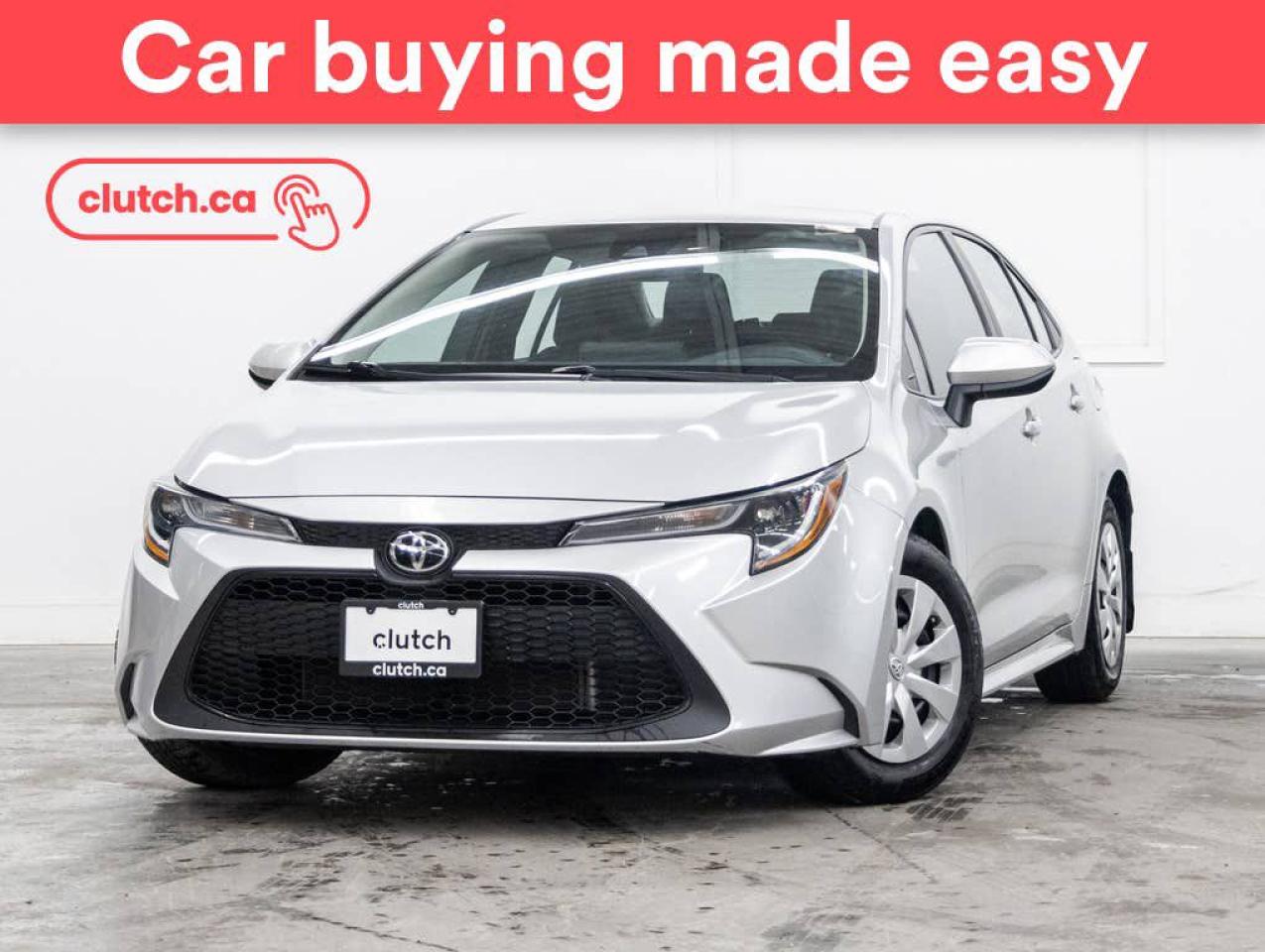Used 2020 Toyota Corolla L w/Apple CarPlay, Cruise Control, Rearview Cam for sale in Toronto, ON