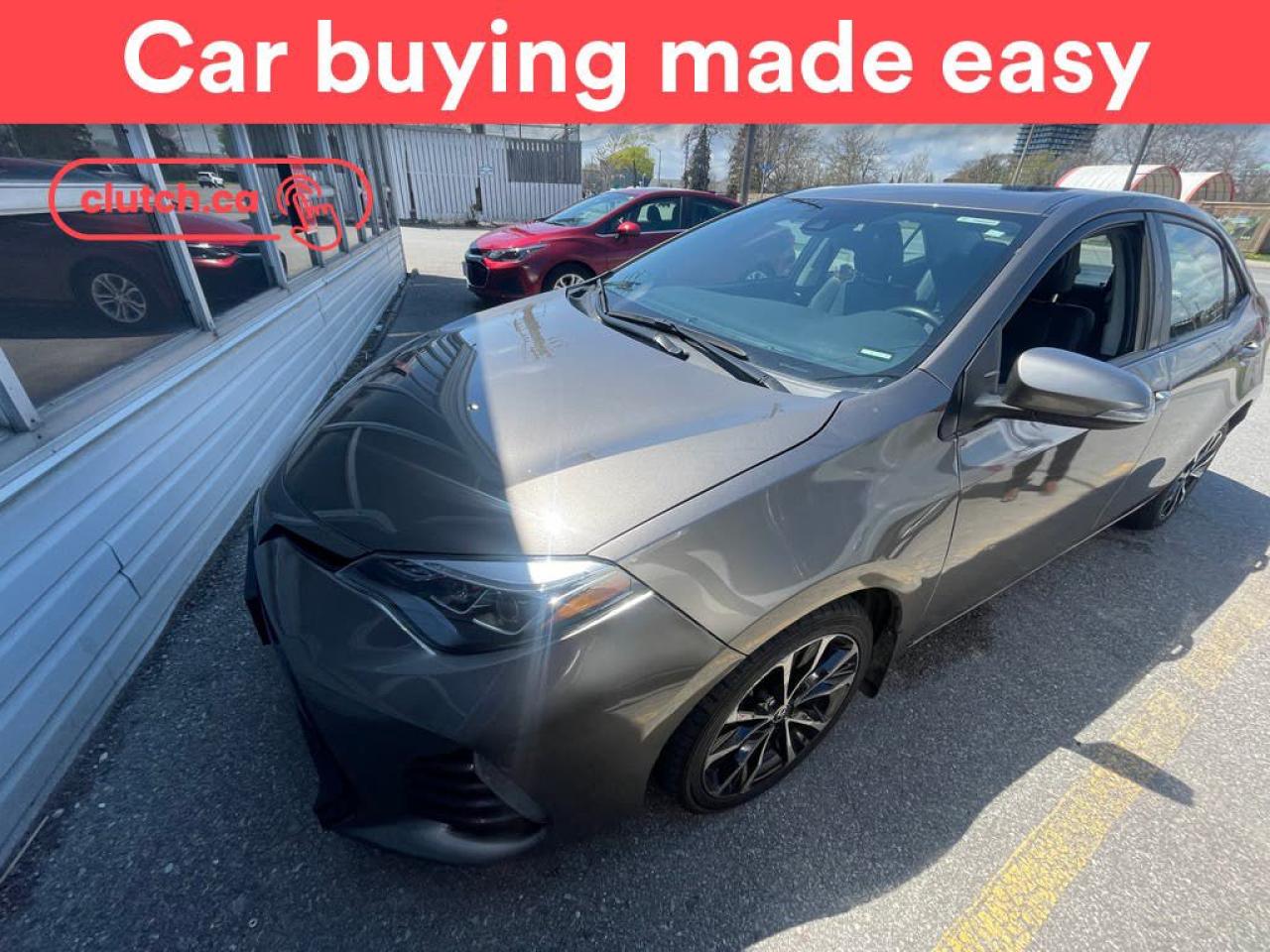 Used 2019 Toyota Corolla SE w/ Upgrade Pkg w/ Power Moonroof, Heated Steering Wheel, Rearview Cam for sale in Toronto, ON