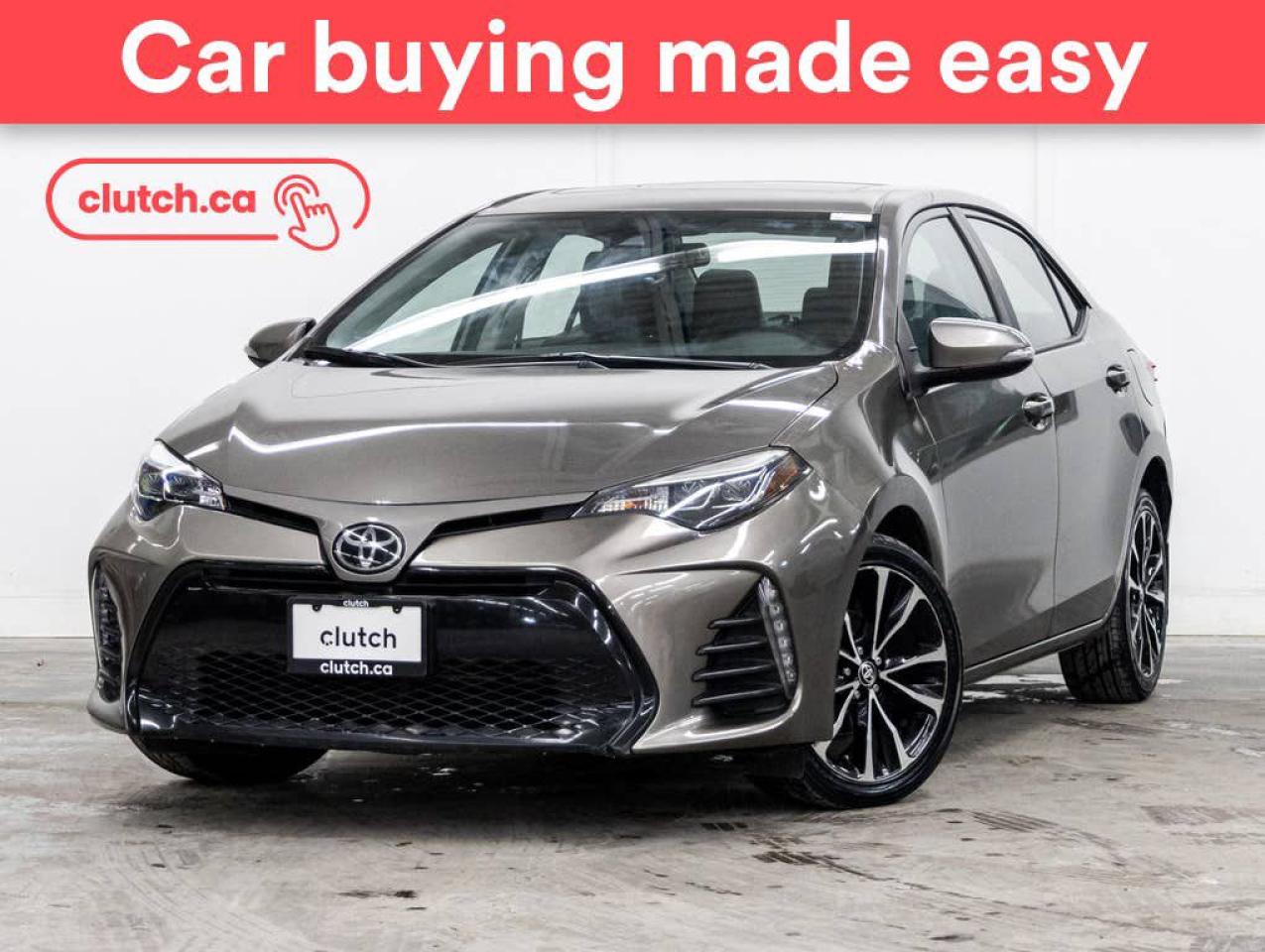 Used 2019 Toyota Corolla SE w/ Upgrade Pkg w/ Power Moonroof, Heated Steering Wheel, Rearview Cam for sale in Toronto, ON