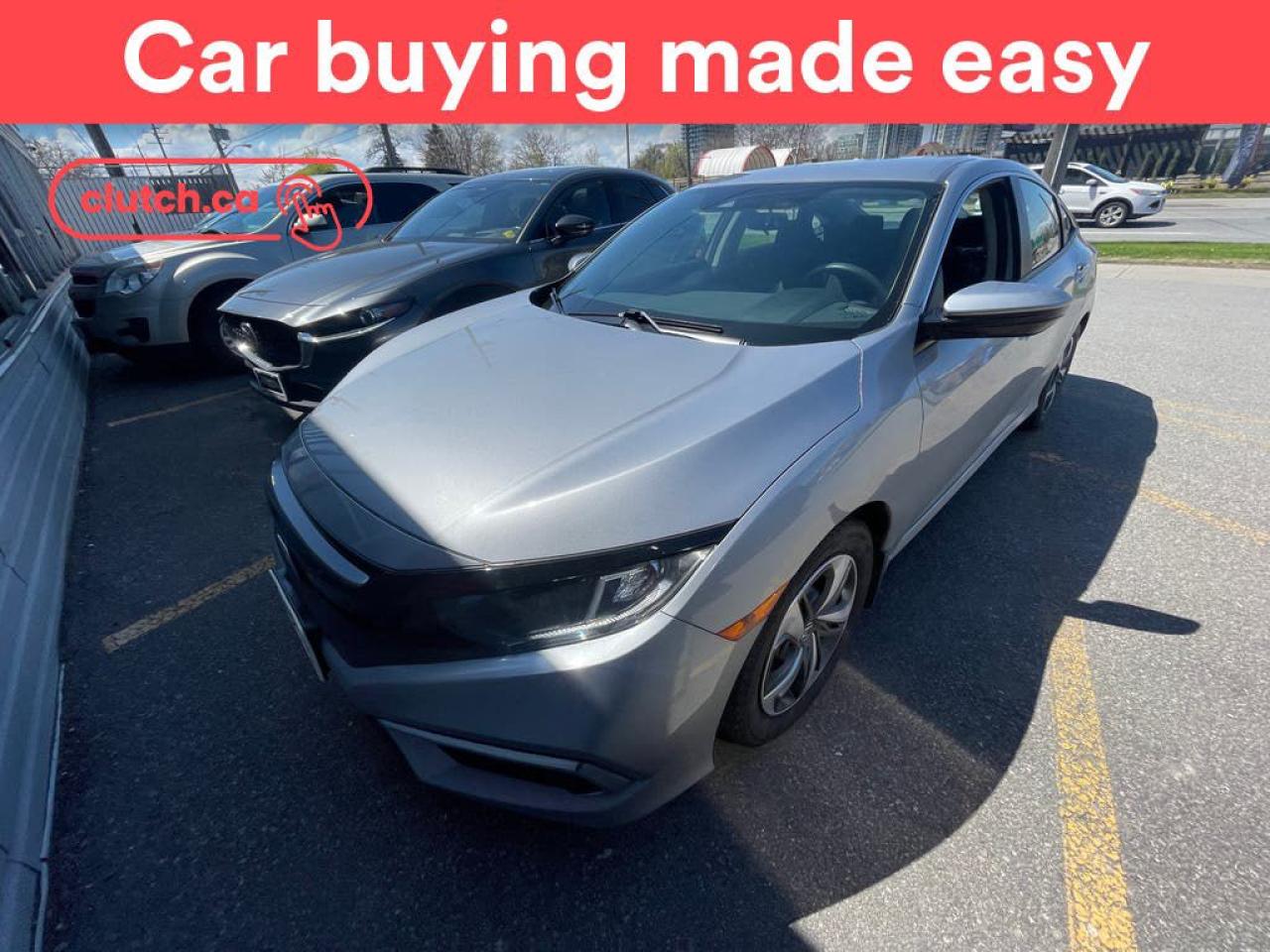Used 2019 Honda Civic LX w/ Apple CarPlay & Android Auto, Rearview Cam, Heated Front Seats for sale in Toronto, ON