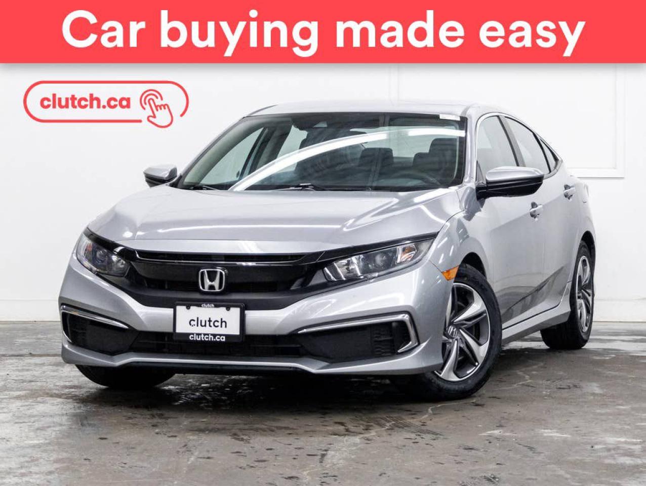 Used 2019 Honda Civic LX w/ Apple CarPlay & Android Auto, Rearview Cam, Heated Front Seats for sale in Toronto, ON