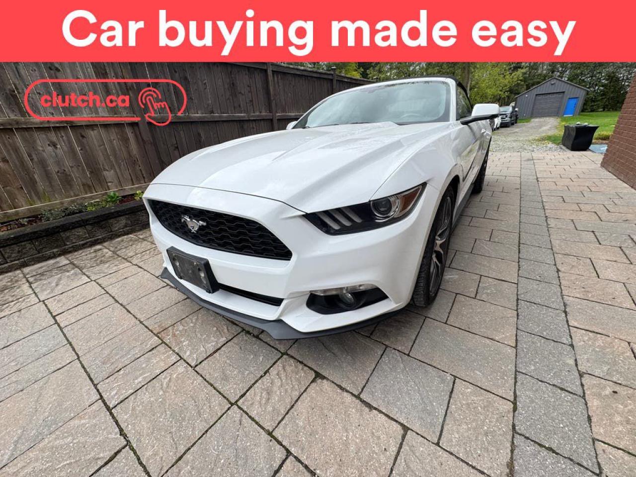 Used 2015 Ford Mustang EcoBoost Premium w/ Nav, Heated Front Seats, Ventilated Front Seats for sale in Toronto, ON